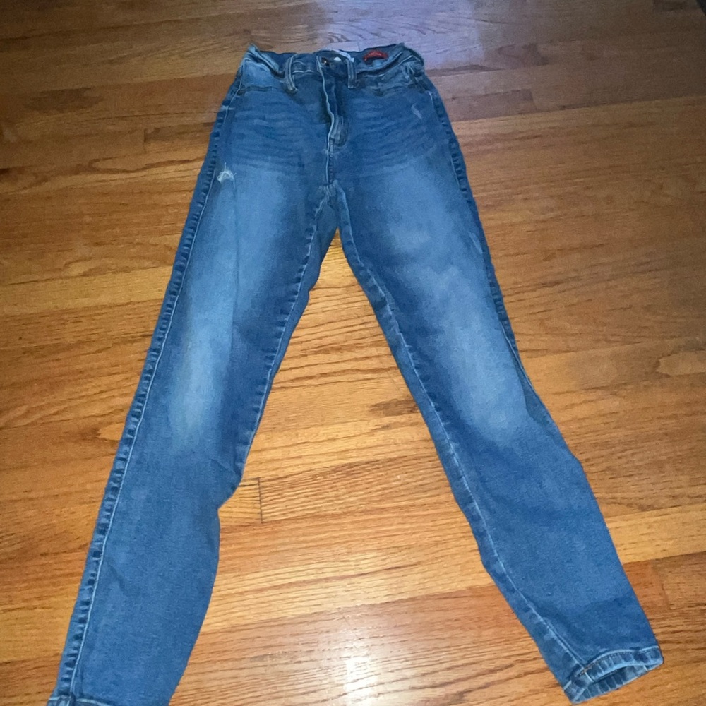 Celebrity Pink Faded denim